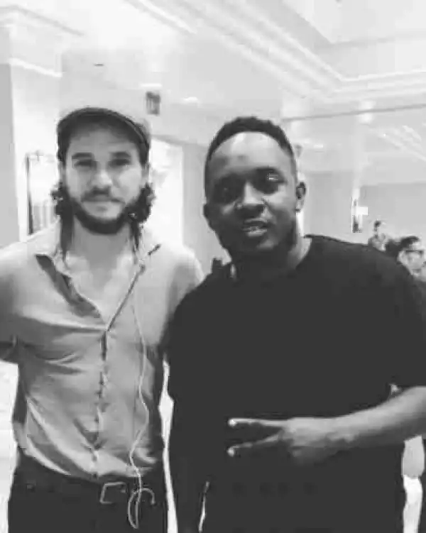 MI Abaga Spotted With Jon Snow Of Game Of Thrones (Photos)